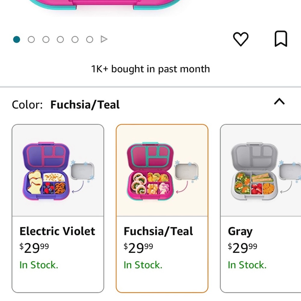 Bentgo chill lunch box. Almost new used for a day.